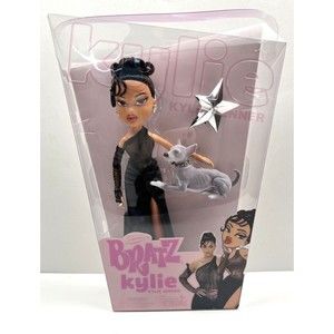 Bratz X Kylie Jenner Night Fashion Doll with Evening Gown Pet Dog and Poster